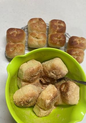 初心者向けパンきな粉パン-レシピのメイン写真