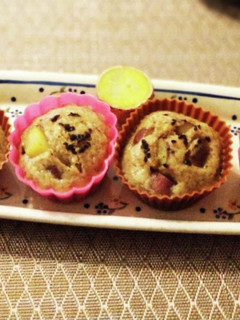 砂糖不使用 薩摩芋ときな粉の米粉蒸しパン-レシピのメイン写真