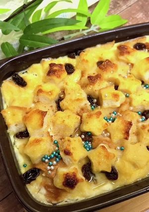 クリチとレーズンの濃厚パンプディング★-レシピのメイン写真