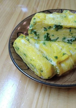 パセリ入り卵焼き-レシピのメイン写真