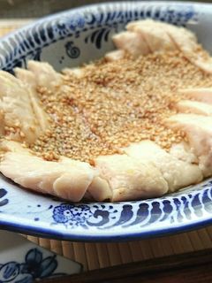 やわらか~レンジで蒸し鶏バンバンジー風-レシピのメイン写真