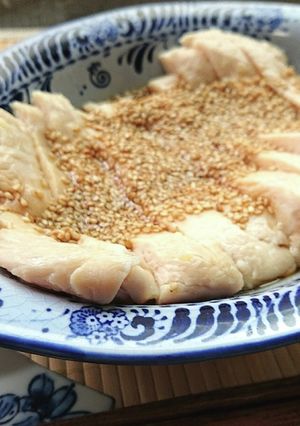 やわらか～レンジで蒸し鶏バンバンジー風-レシピのメイン写真
