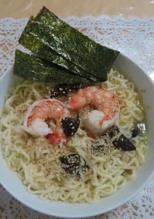 サッポロ一番で中華風冷製あんかけラーメン-レシピのメイン写真