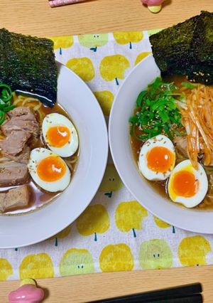 こってり醤油の豚の角煮らーめん♡-レシピのメイン写真