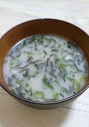 鯖缶の汁を使った味噌汁-レシピのメイン写真