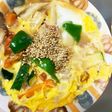 根菜チクワオイトマト味スペイン風オムレツ
