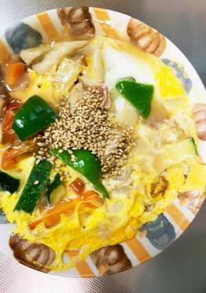 根菜チクワオイトマト味スペイン風オムレツ-レシピのメイン写真
