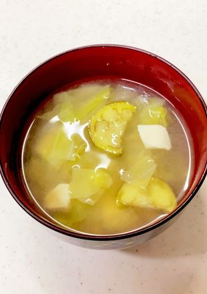 なす キャベツ 豆腐の味噌汁^^-レシピのメイン写真
