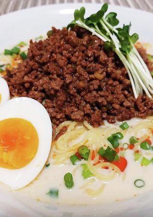 超簡単！肉味噌たっぷり豆乳冷やし担々麺！-レシピのメイン写真