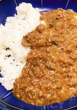 親ラク！子ウマ！ピーマンひき肉カレー-レシピのメイン写真