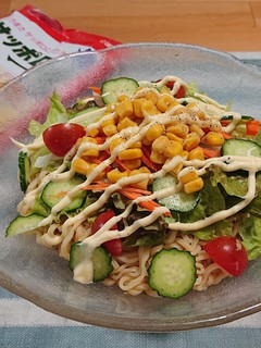 野菜たっぷり!サラダラーメン-レシピのメイン写真
