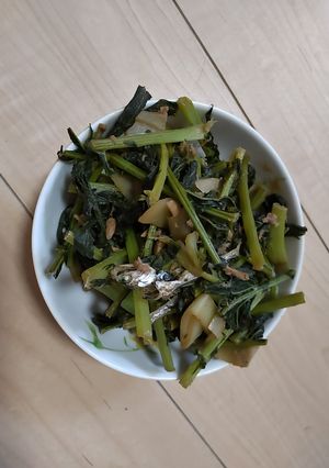 大根葉と煮干しのカルシウムたっぷり炒め-レシピのメイン写真