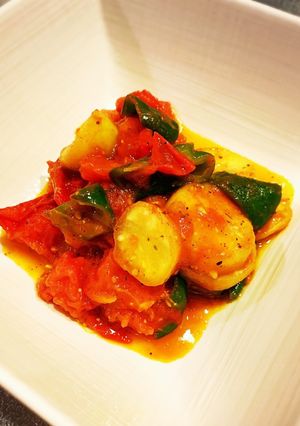 さっぱりトマトとナス炒め-レシピのメイン写真