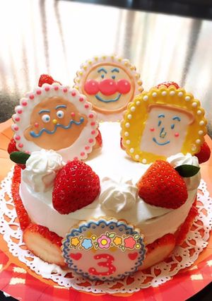 アンパンマン　誕生日　ケーキ-レシピのメイン写真