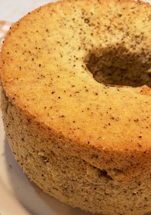 ふんわりノンオイル紅茶シフォンケーキ-レシピのメイン写真