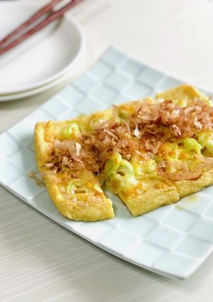 【5分でできる】油揚げのねぎチーズ焼き-レシピのメイン写真