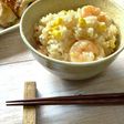 とうもろこしと海老の炊き込みごはん