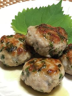 豚こまと大葉の塩だれつくね-レシピのメイン写真