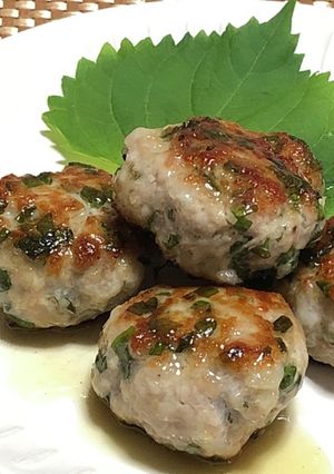 豚こまと大葉の塩だれつくね-レシピのメイン写真