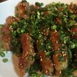 ししとうと大葉の肉巻き