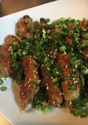 ししとうと大葉の肉巻き　-レシピのメイン写真