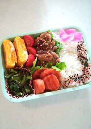 姉 高校生のお弁当2021/07/09-レシピのメイン写真