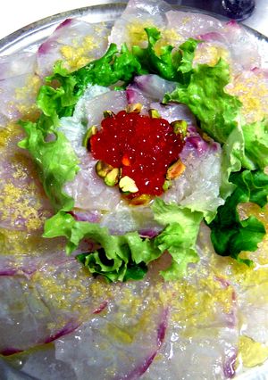 レモンの皮たっぷり鯛のカルパッチョ-レシピのメイン写真