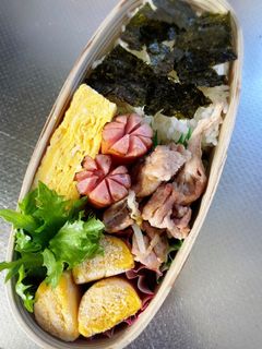 豚肉もやし炒め弁当-レシピのメイン写真