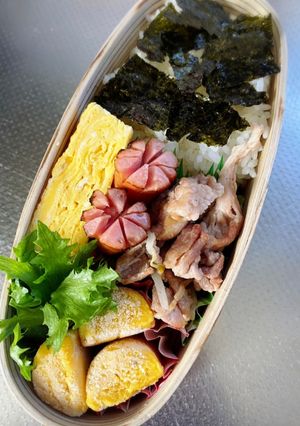 豚肉もやし炒め弁当-レシピのメイン写真