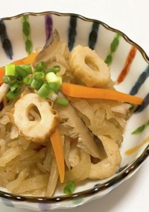 超お手軽♫ 切り干しと竹輪の煮物-レシピのメイン写真