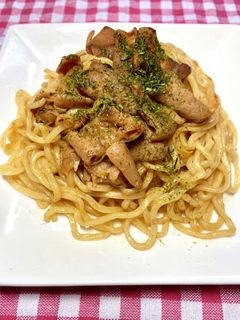 牛ホルモン塩焼きそば-レシピのメイン写真