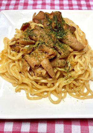 牛ホルモン塩焼きそば-レシピのメイン写真