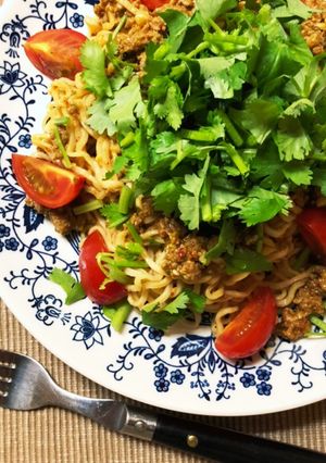 冷やしカレー和え麺-レシピのメイン写真