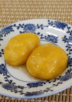 かぼちゃの豆乳白玉-レシピのメイン写真