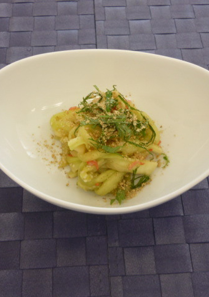 電子レンジで簡単　なすと桜えびの和え物♡-レシピのメイン写真