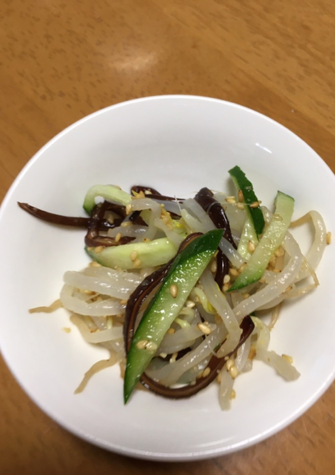 時短☆木耳ともやしときゅうり酢の物-レシピのメイン写真