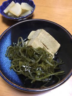 高野豆腐と切り昆布の煮物☆-レシピのメイン写真