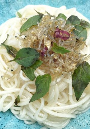 爽やかホーリーバジル素麺-レシピのメイン写真