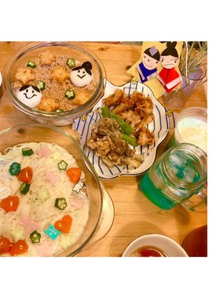 七夕ごはん☆七夕パーティ　アレっ子ごはん-レシピのメイン写真