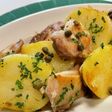 じゃがいもと鶏肉のケイパーレモンソテー