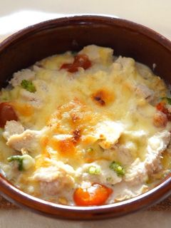 朝食に簡単♪オートミールクリームグラタン-レシピのメイン写真