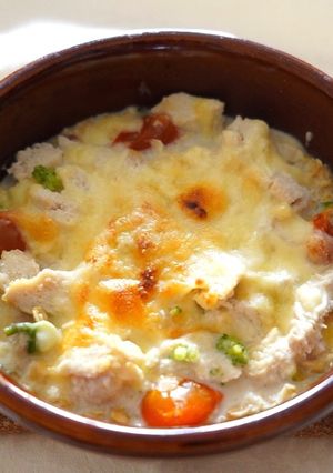 朝食に簡単♪オートミールクリームグラタン-レシピのメイン写真