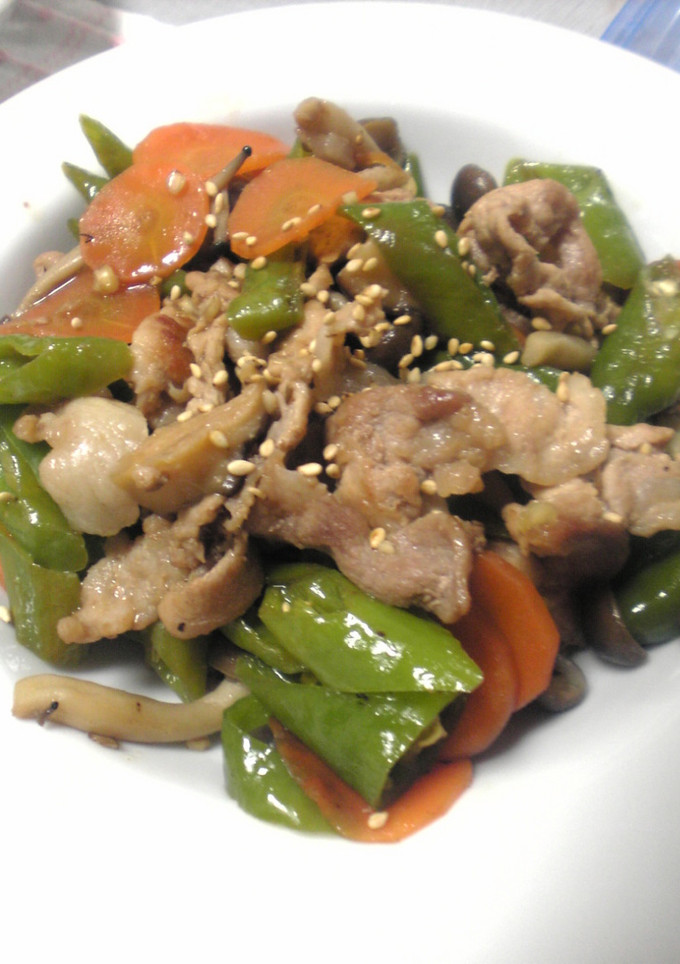 ししとうときのこの豚肉炒め-レシピのメイン写真