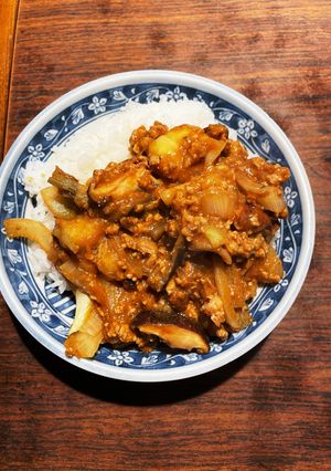 キーマ風カレーライス★茄子＆挽肉使用★-レシピのメイン写真
