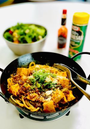 麻婆スパゲティ-レシピのメイン写真