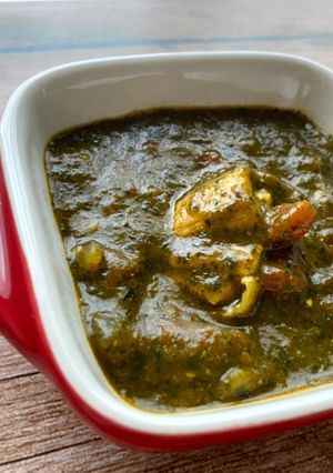 ルーで簡単！栄養満点！ほうれん草カレー　-レシピのメイン写真