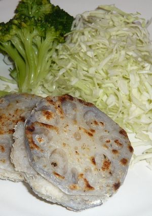 肉なし☆もちもちレンコン挟み焼き-レシピのメイン写真