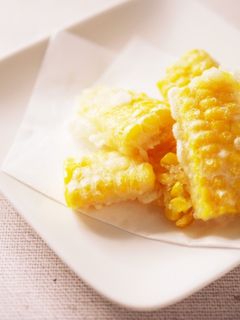 天ぷら粉が無くても!とうもろこしの天ぷら-レシピのメイン写真