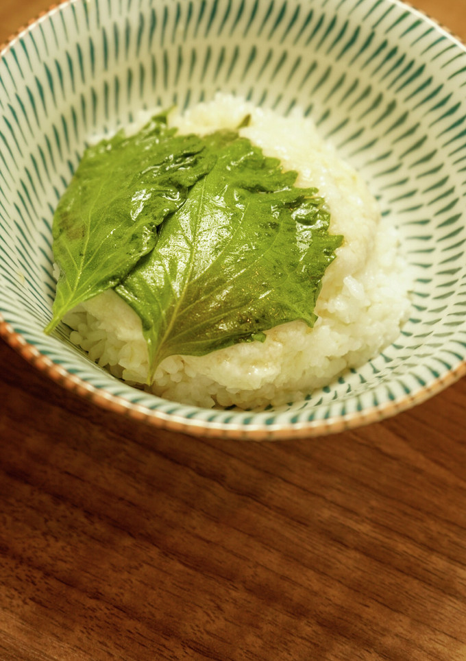 だし漬け大葉のとろろご飯-レシピのメイン写真