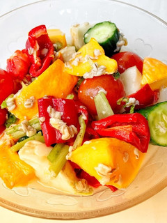 夏野菜の塩麹サラダ-レシピのメイン写真